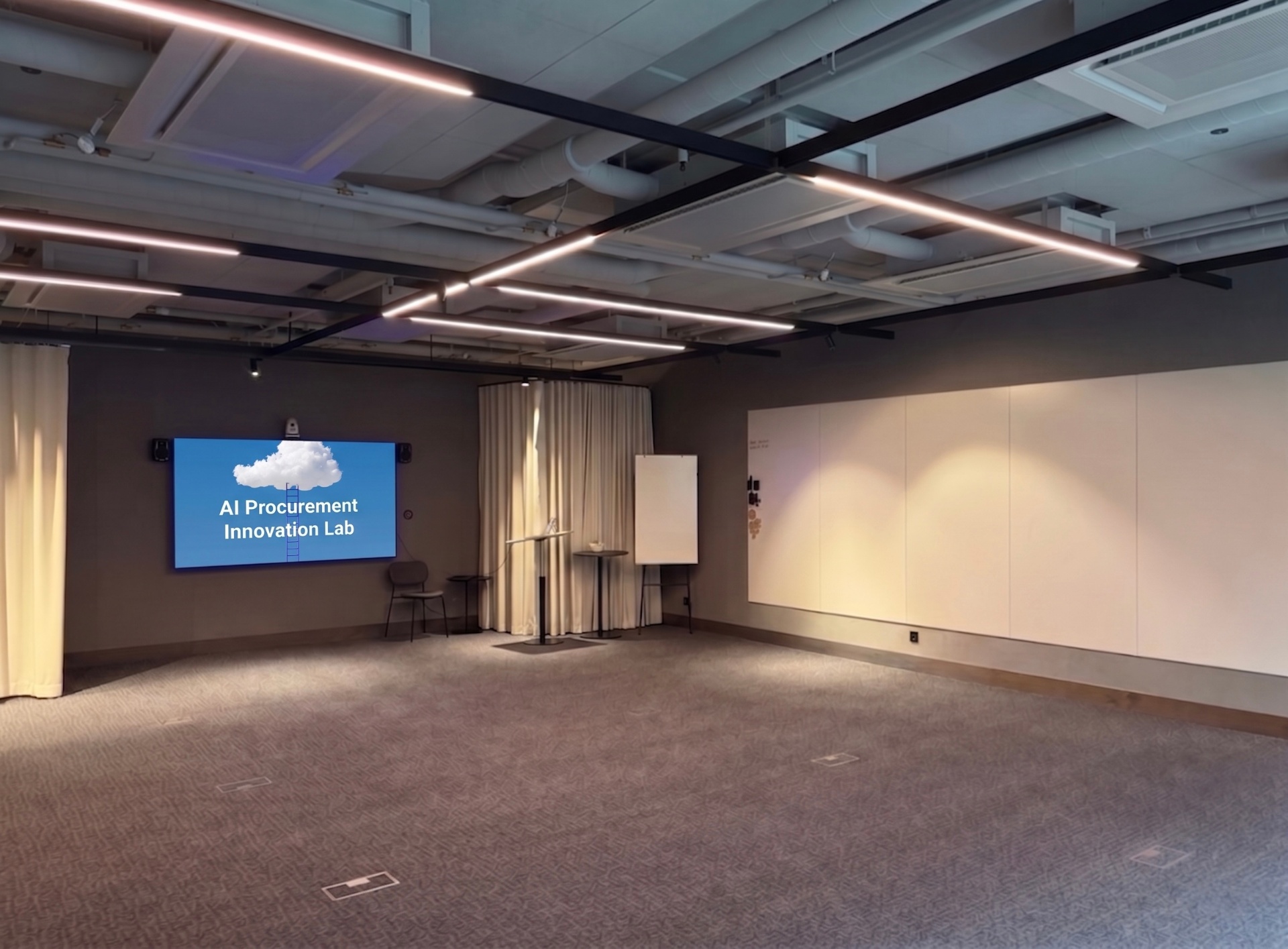 AI Procurement Innovation Lab conference room at Arena Sergel
